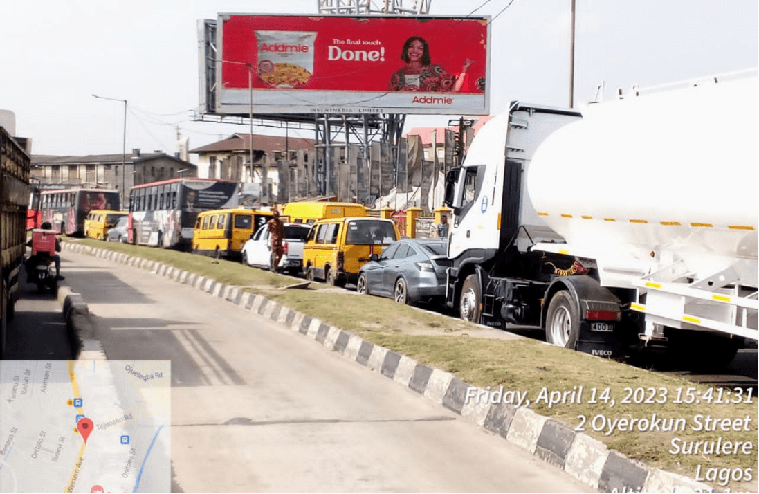LED Billboard Western Avenue By barracks Ftt Stadium, Lagos State