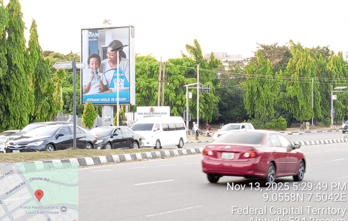Portrait Billboard Governors Road By Zankaba, FCT, Abuja
