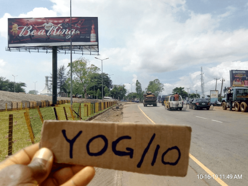 Unipole Billboard Awka Along Enugu Expressway By Udoka Estate, Anambra State
