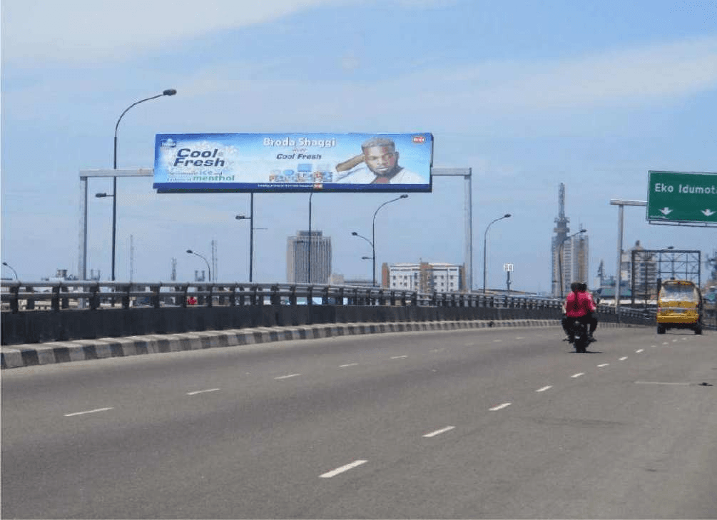 Eyecatcher Billboard On top of Carter Bridge FTF Nnamdi Azikwe & Idumota, Lagos