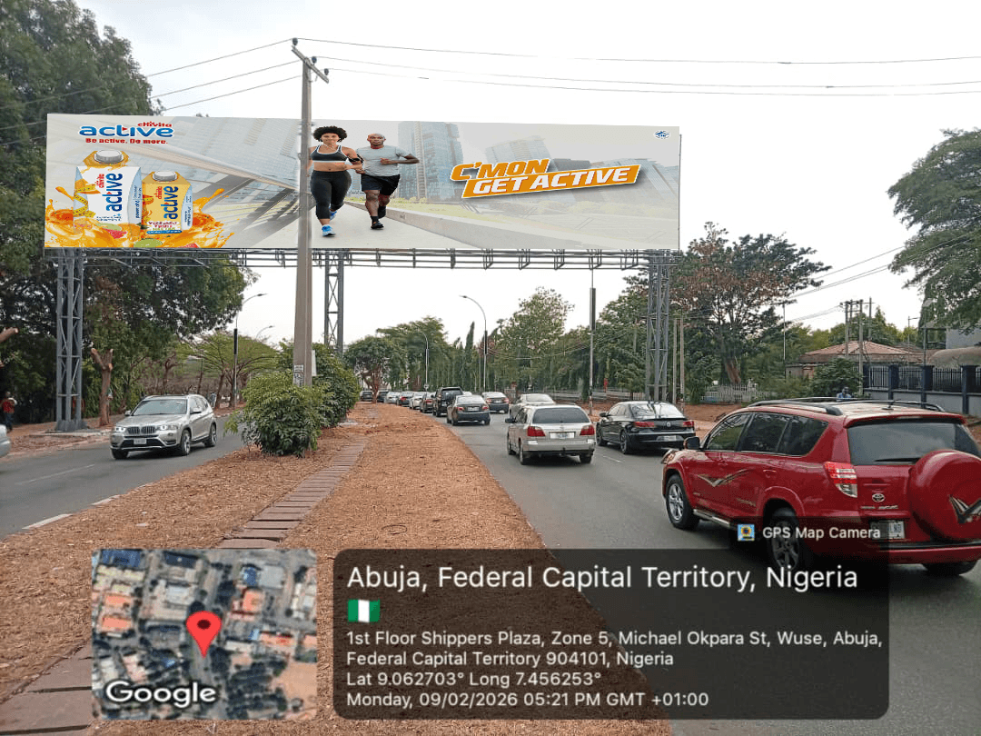 Gantry Billboard Michael Okpara Street Adjacent Shippers Plaza, Wuse, FCT, Abuja