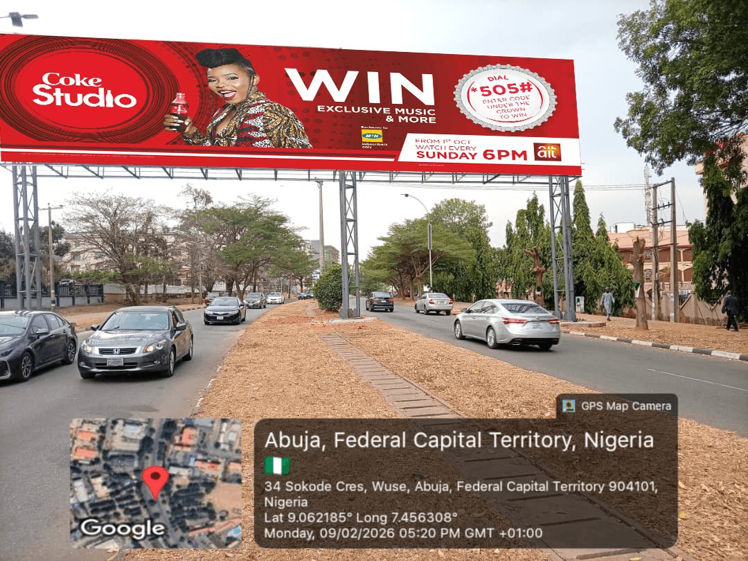 Gantry Billboard Michael Okpara way by Shippers Plaza, FCT, Abuja