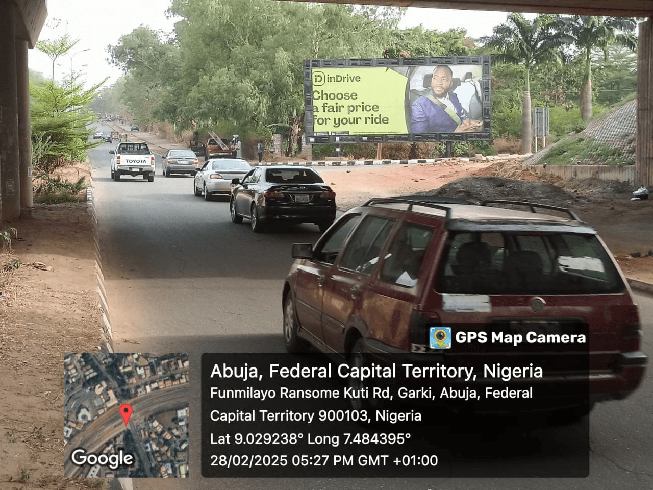 Large Format Billboard Funmilayo Ranson Kuti Road, FCT, Abuja