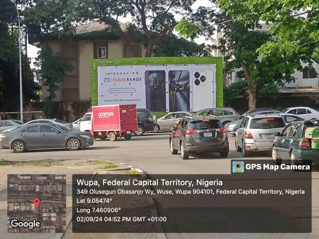 Mega Billboard Along Olusegun Obasanjo Way Opp Keystone Bank, Abuja